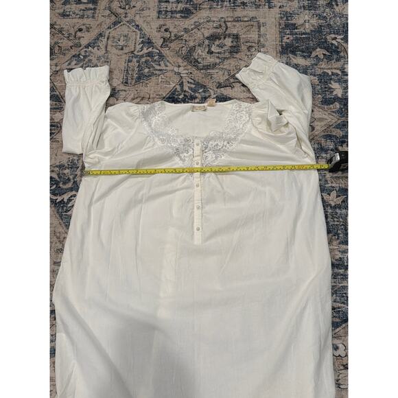 Victoria's Secret VTG Gold label Cotton nightgown LG - Picture 10 of 11